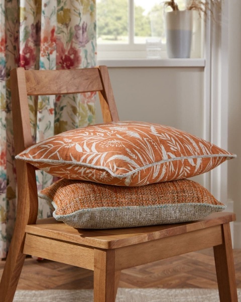 Iliv Wild Grasses Fabric in Clementine