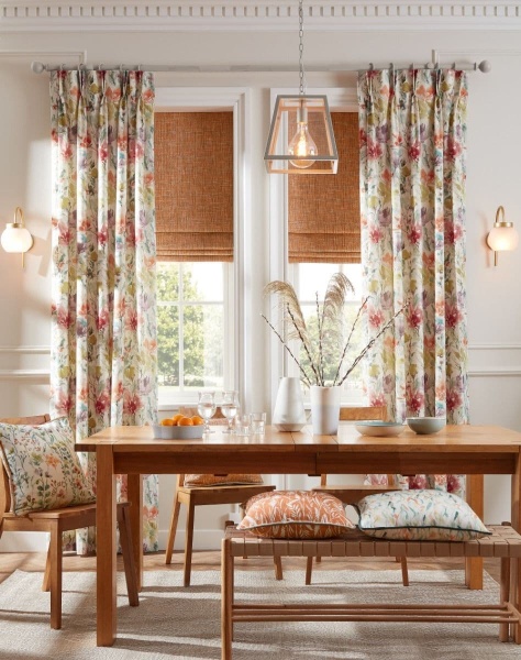 Iliv Wild Grasses Fabric in Clementine