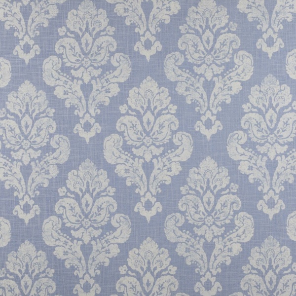 Jane Churchill Sutton Linen in Blue. 1 metre.