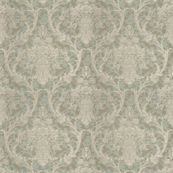 Jim Dickens Grosvenor Fabric in Compton Blue. 1.2  metres.