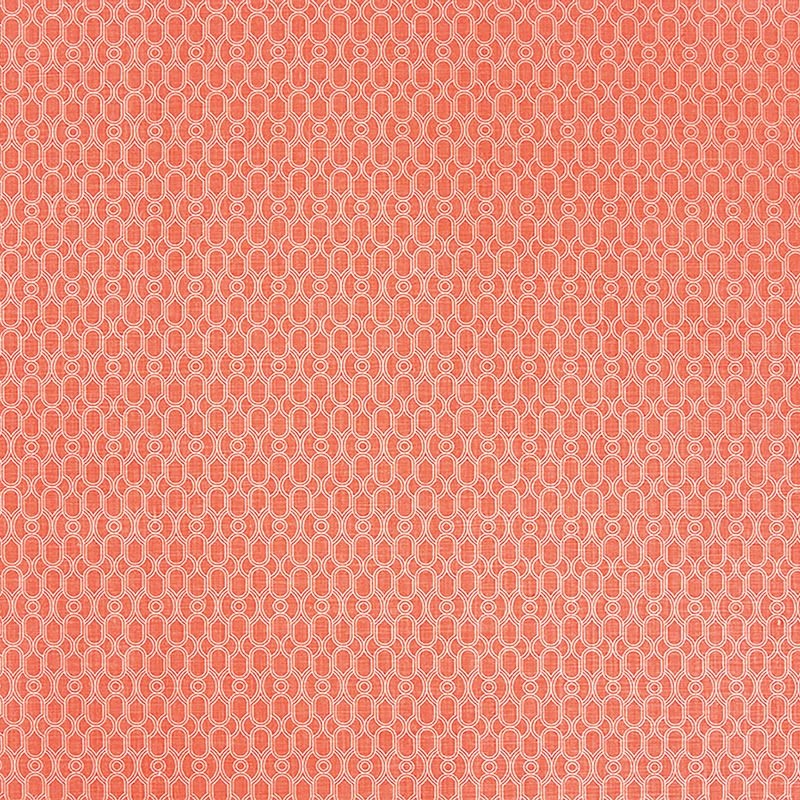 And Objects Chiselled Linen in Coral