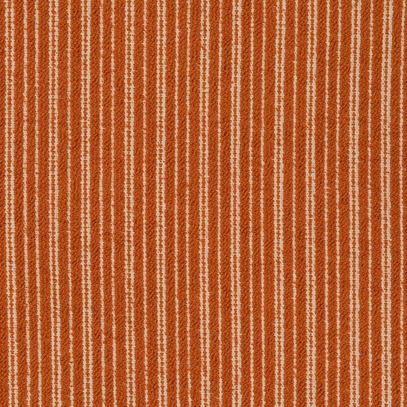 And Objects Divide Woven Fabric in Orange