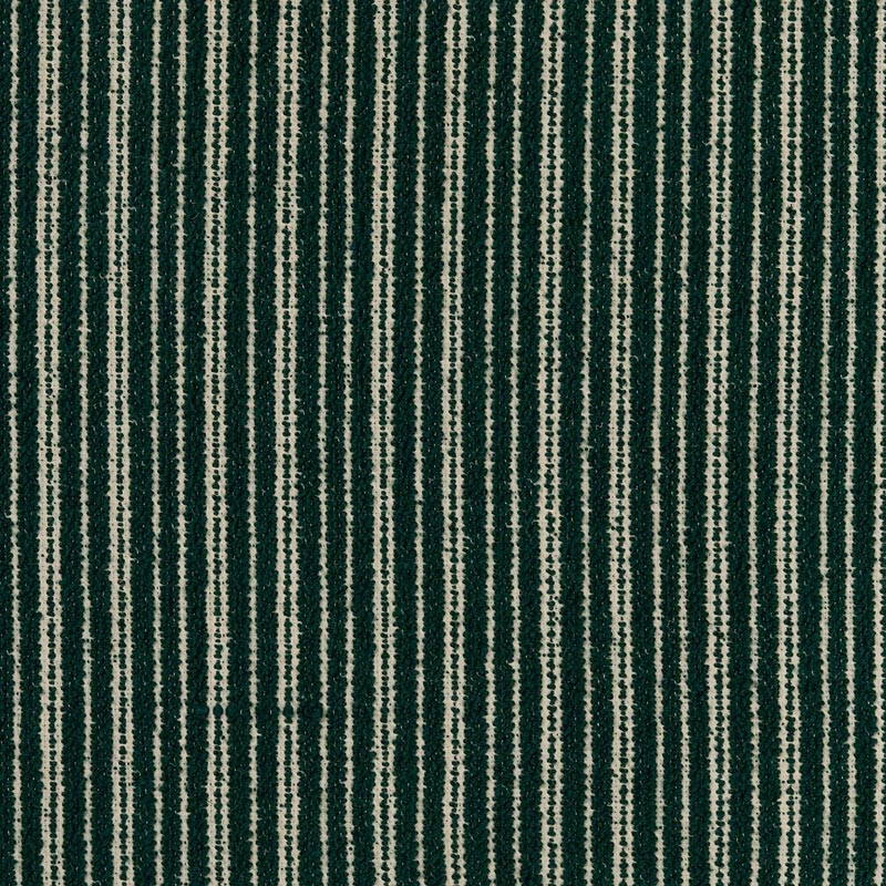 And Objects Divide Woven Fabric in Emerald