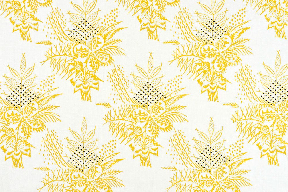 Christopher Farr Bouquet  Linen in Lemon