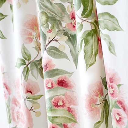 Anna French Camellia Garden Linen in Sky