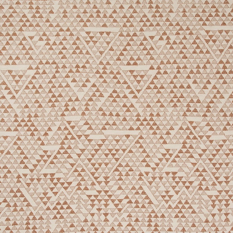 Annie Albers Camino Real Fabric in Terracotta