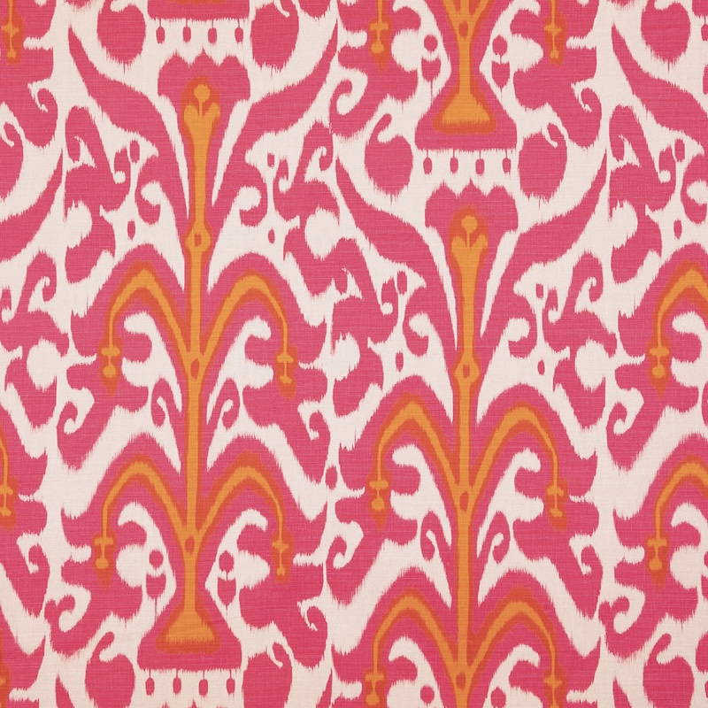 Michael Szell Belfour Linen in Hot Pink
