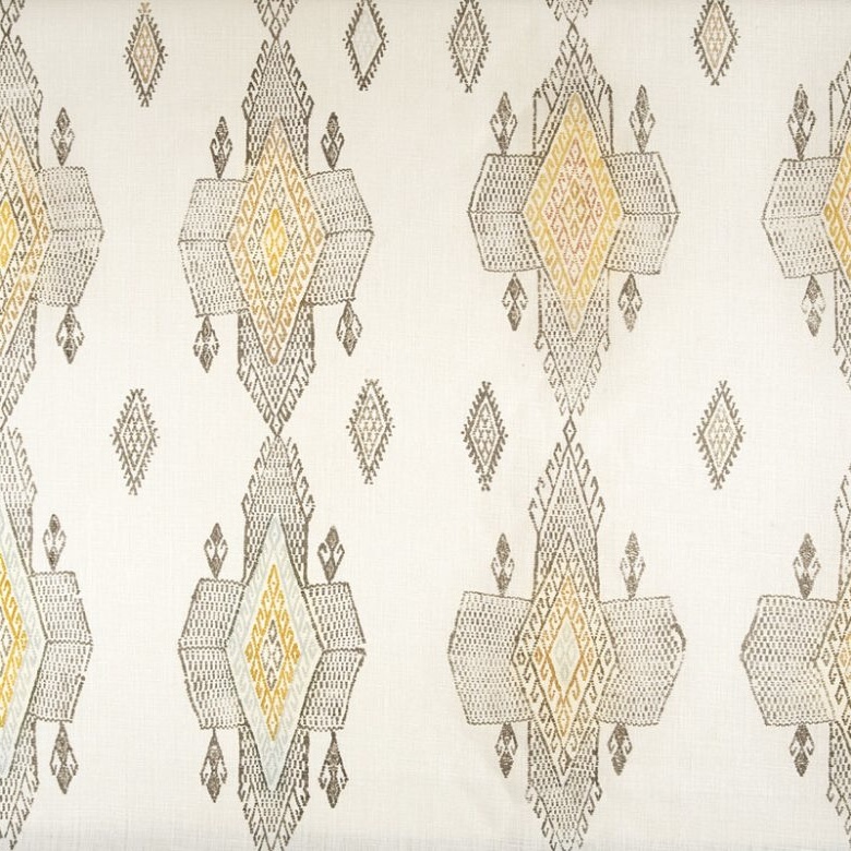 Kit Kemp Travelling Light Linen Fabric in Natural