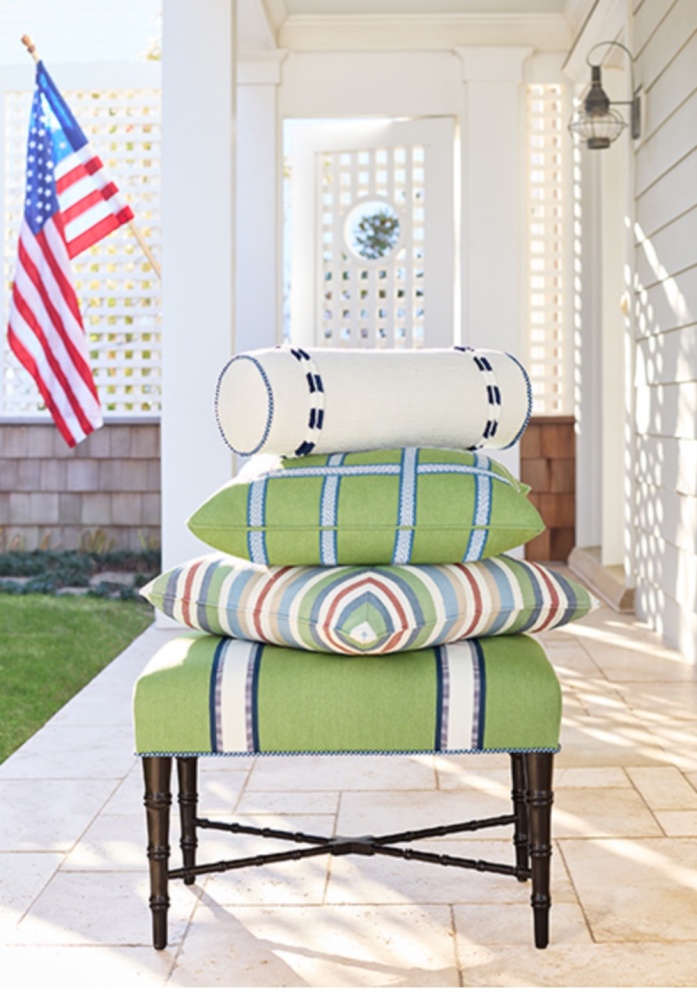 Thibaut Westport Tape in Seafoam