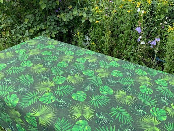 Amazon Leaves Outdoor Fabric in Green
