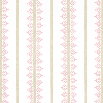 Anna French Fern Stripe Linen in Blush