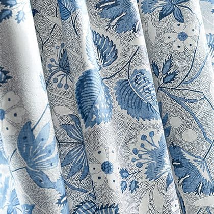 Anna French Indienne Hazel Linen in Blue