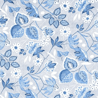 Anna French Indienne Hazel Linen in Blue