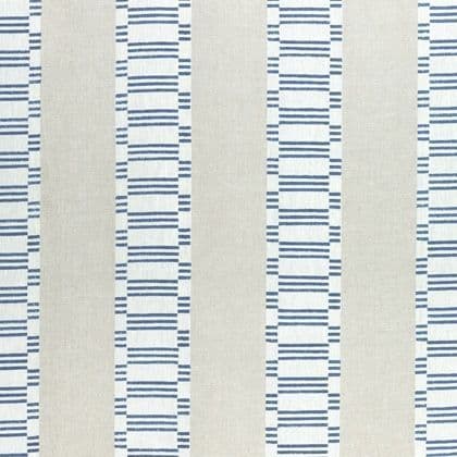 Anna French Japonic Stripe Linen in Navy