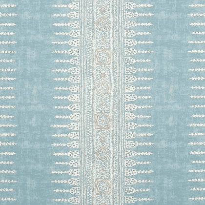 Anna French Javanese Stripe in Spa Blue
