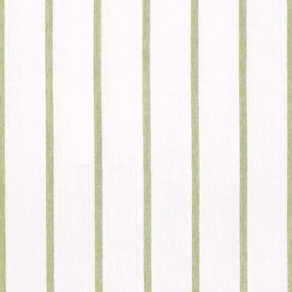 Anna French Sailing Stripe Linen in Green and White