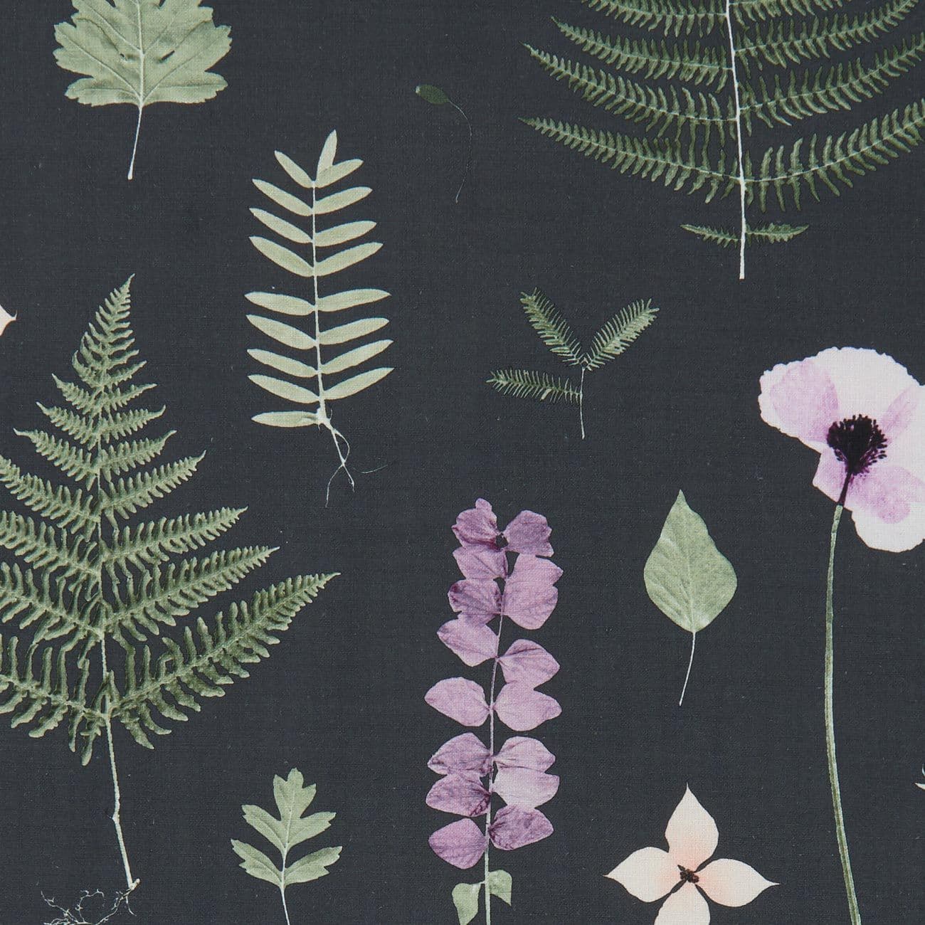 Clarke and Clarke Herbarium Heather/Ebony