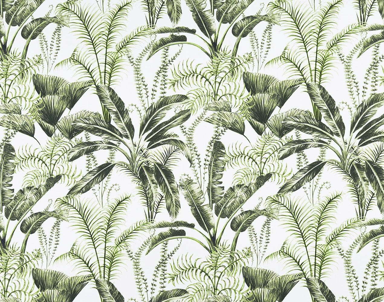 Clarke and Clarke  Majorelle Fabric in Ivory