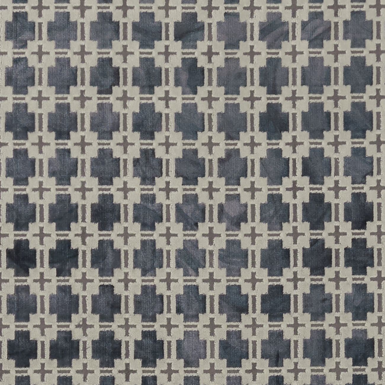 Clarke and Clarke Maui Fabric in Slate