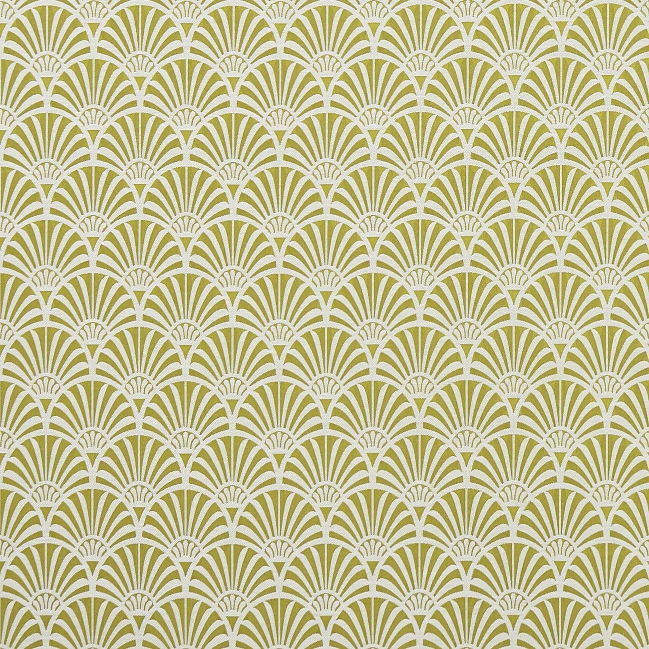 Clarke and Clarke  Zellige Fabric in Chartreuse