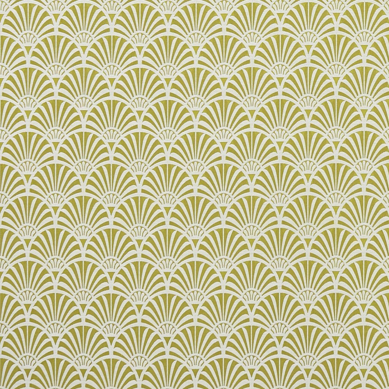 Clarke and Clarke  Zellige Fabric in Chartreuse
