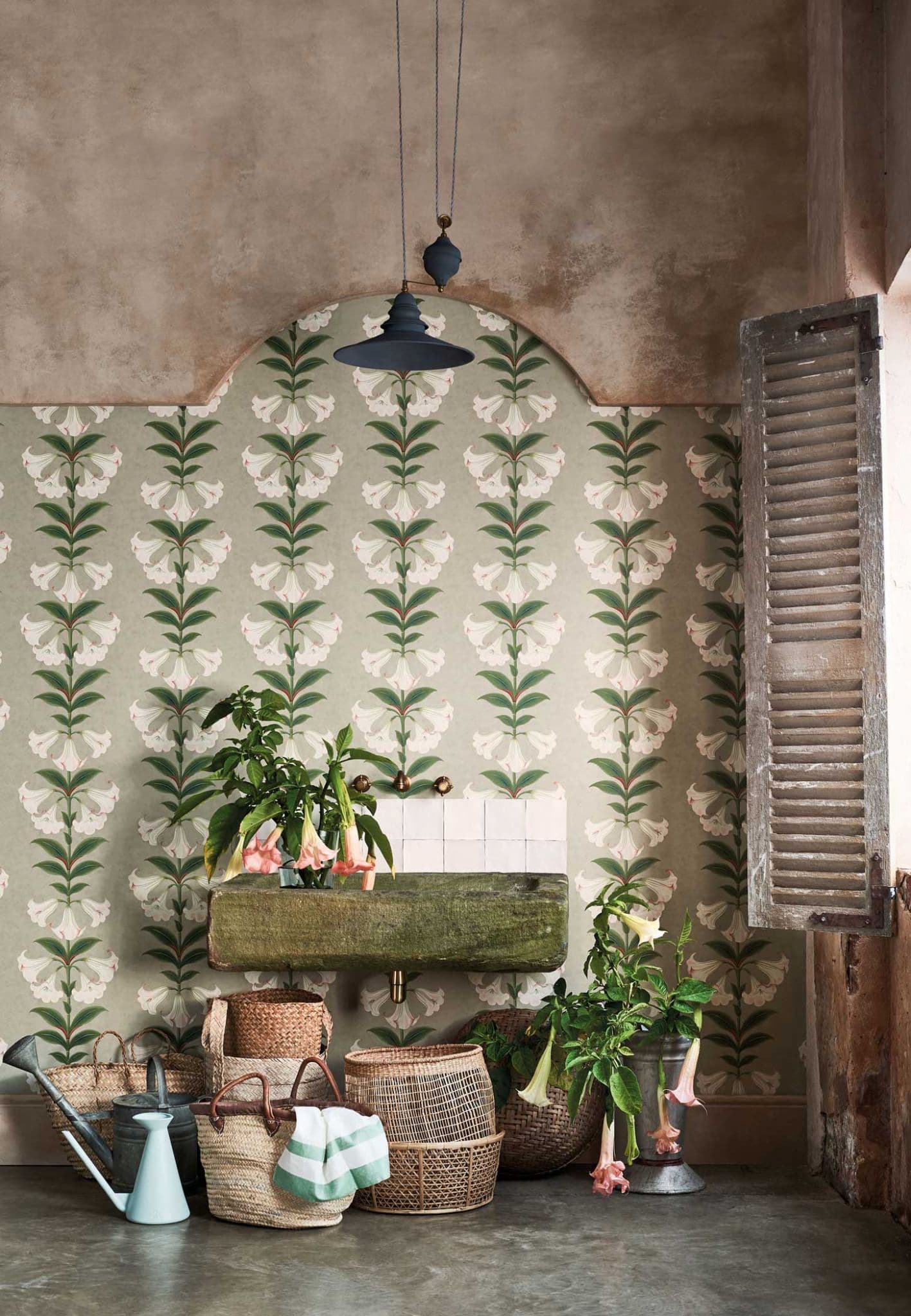 Cole & Son Angel's Trumpet Wallpaper 117/3007