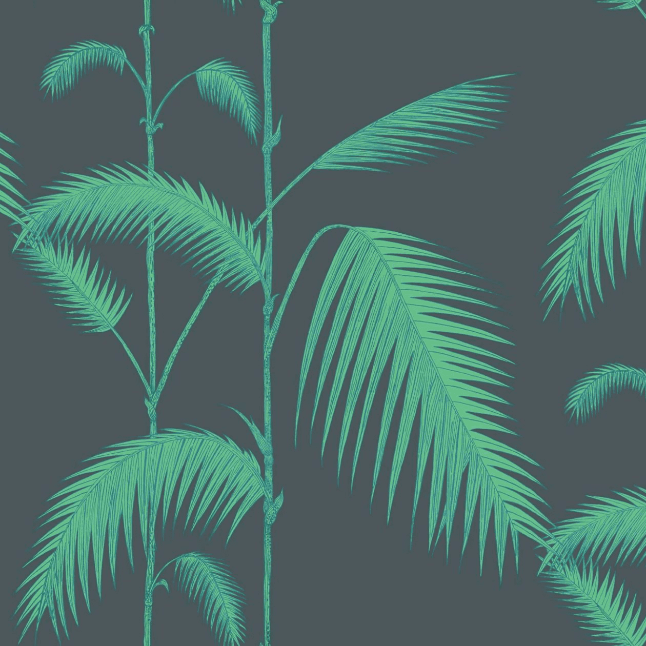 Cole & Son Palm Leaves Wallpaper 112/2007 norfolktextiles.co.uk