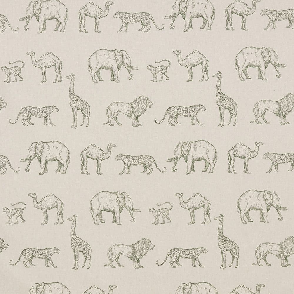 Iliv Prairie Animals Fabric  in Forest