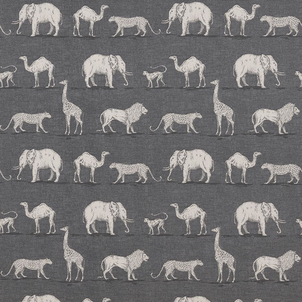 Iliv Prairie Animals Fabric in Lead 