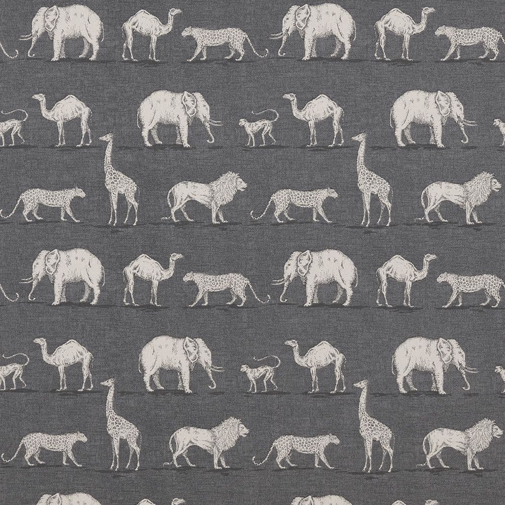 Iliv Prairie Animals Fabric  in Lead