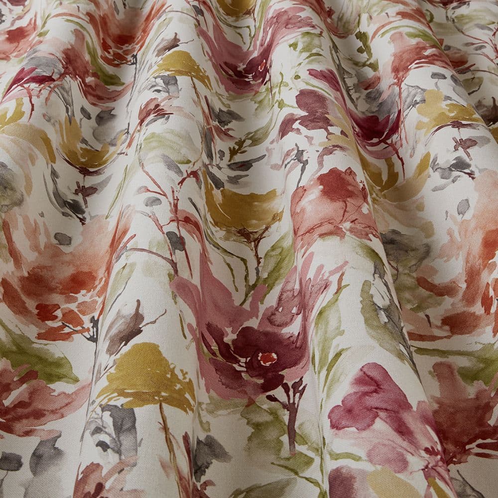 Iliv  Water Meadow Fabric  in Rosewood