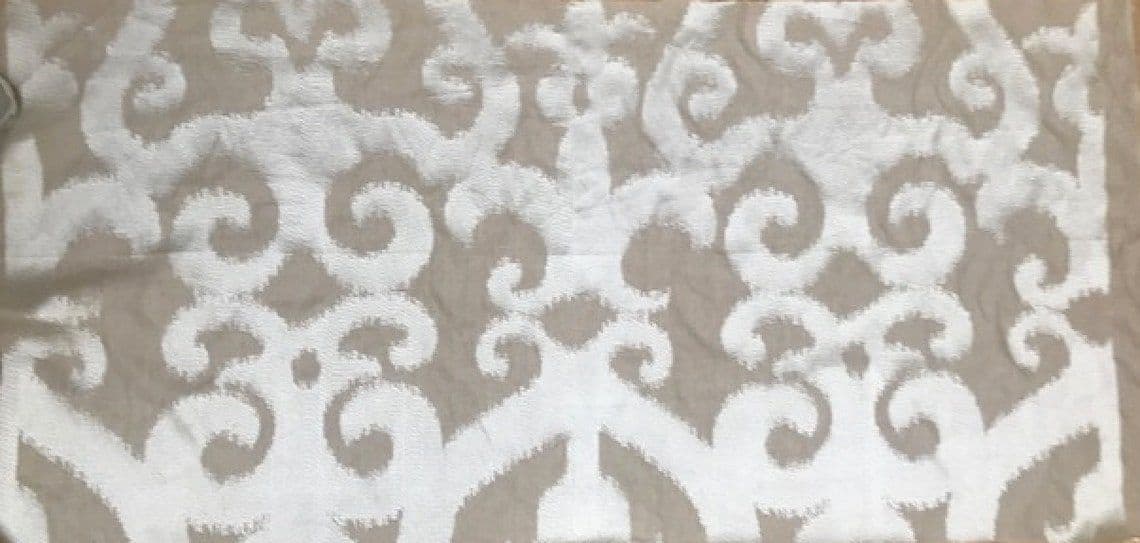 Manuel Canovas Japura Embroidered Fabric in Nacre