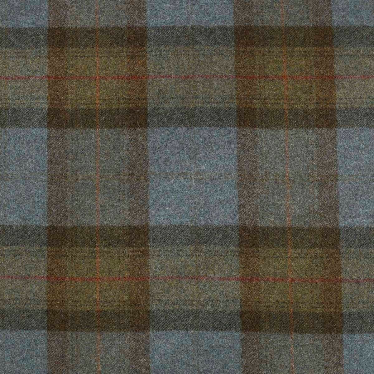 Moon Skye Check in Sea norfolktextiles.co.uk
