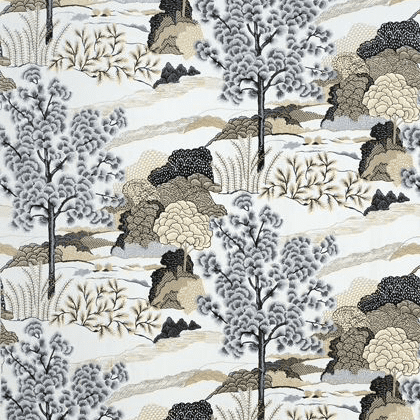Thibaut Daintree Embroidery in Grey
