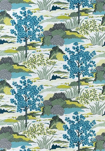 Thibaut Daintree Fabric in Bluemoon