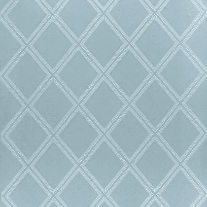 Thibaut Diamond Head Embroidery in Aqua