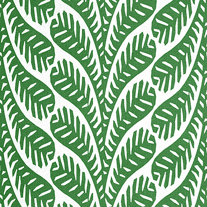 Thibaut Ginger Fabric in Emerald