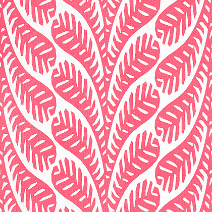 Thibaut Ginger Fabric in Pink