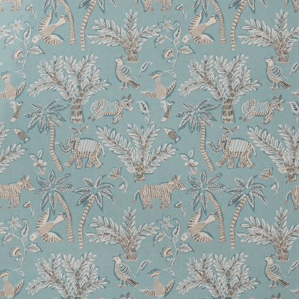 Thibaut Goa Fabric in Teal