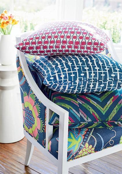 Thibaut Haven Fabric in Navy