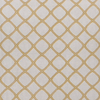 Thibaut Majuli Fabric in Gold on Flax