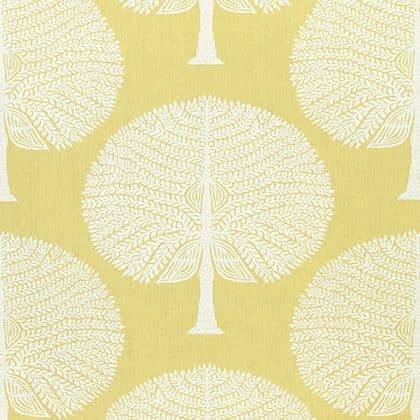 Thibaut Mulberry Tree Fabric in Yellow