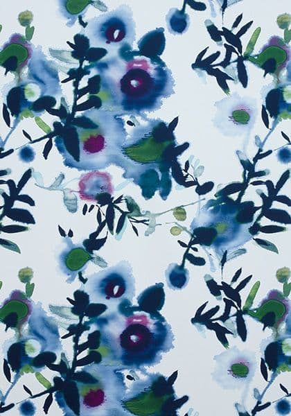 Thibaut Open Spaces Fabric in  Blue
