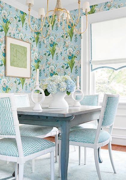 Thibaut Pasadena Wallpaper in Emerald