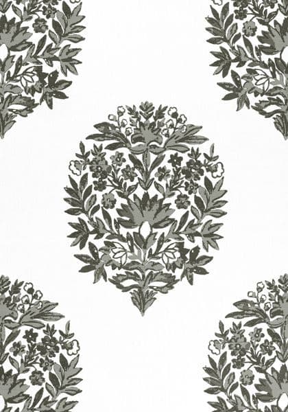 Thibaut Ridgefield Fabric in Grey