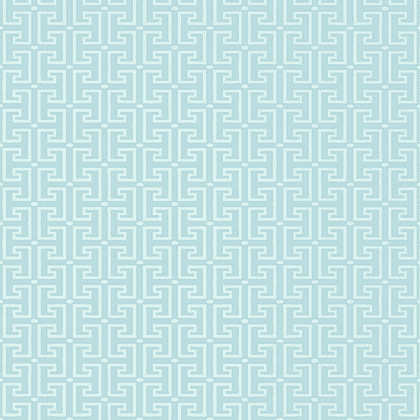 Thibaut T-Square Wallpaper in Spa Blue