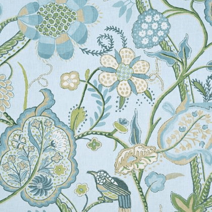 Thibaut Windsor Fabric in Spa Blue