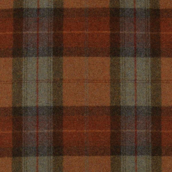 Moon Skye Check  in Burnt Orange