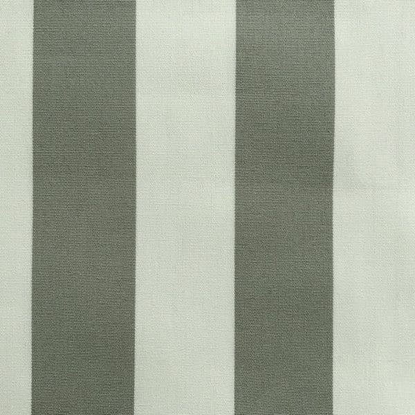 Sylvestre Outdoor Dralon Striped Fabric in Grey