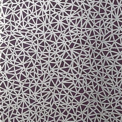 Thibaut Aedan Wallpaper in Plum